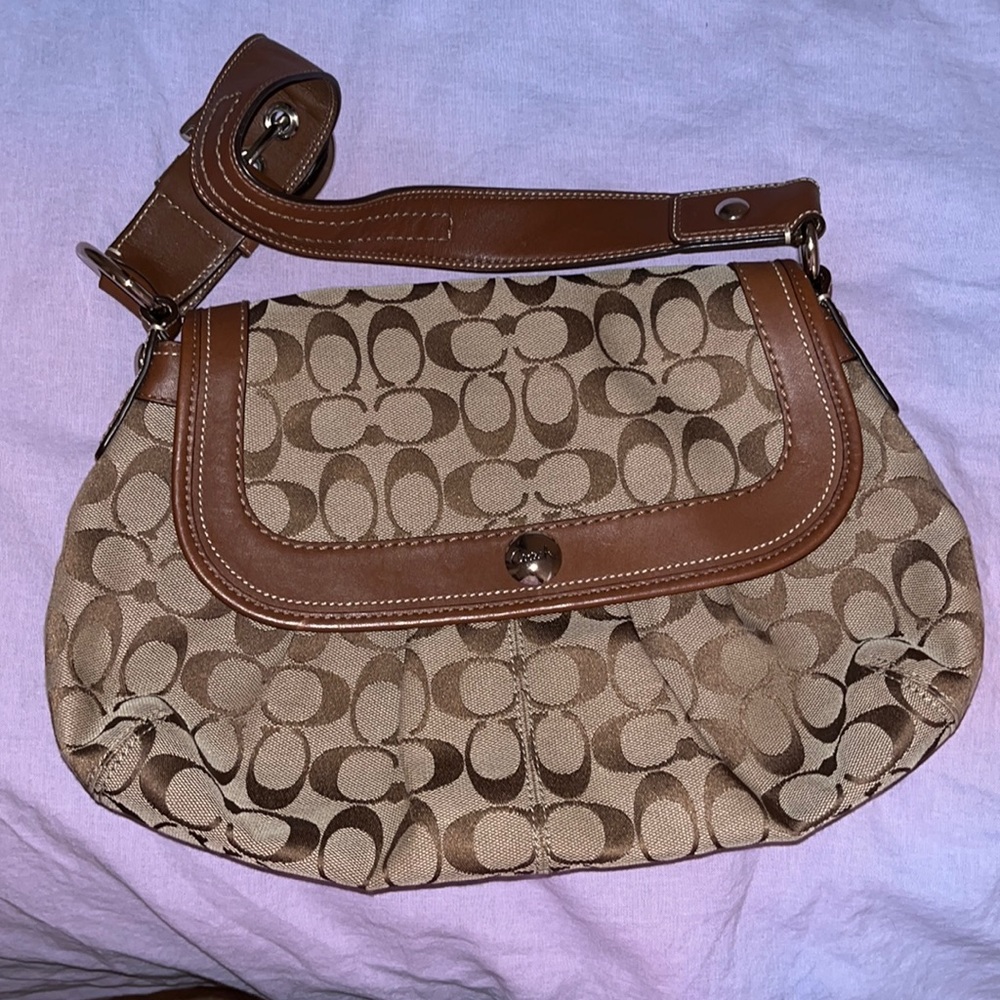 Coach Brown Soho Signature handbag